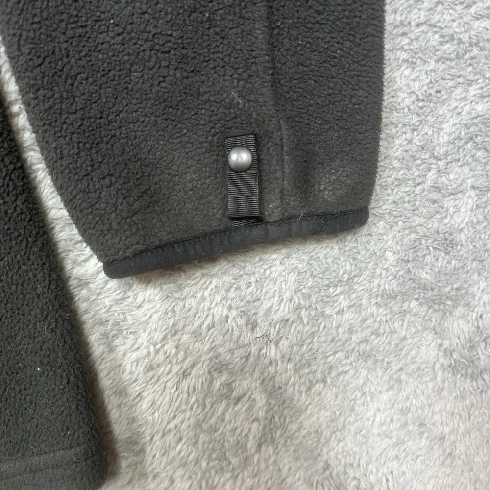 The North Face Fleece Jacket Men's XL Black Full Zip Pockets Outdoor Hiking C704